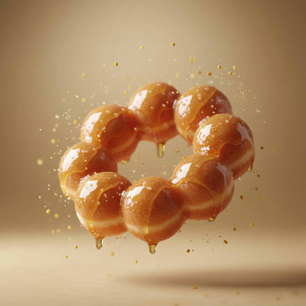 Honey Glazed Mochi Donut