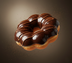 Mocha Espresso Mochi Donut