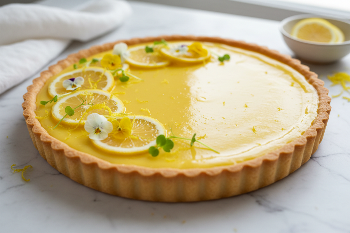 Yuzu Lemon Cream Tart
