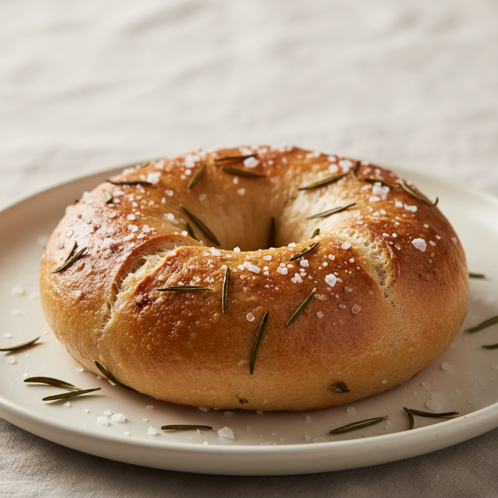 Atlantic Sea Salt Rosemary Bagel