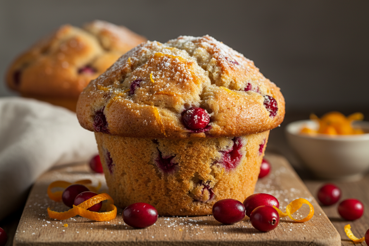 Orange Cranberry Jumbo Muffin