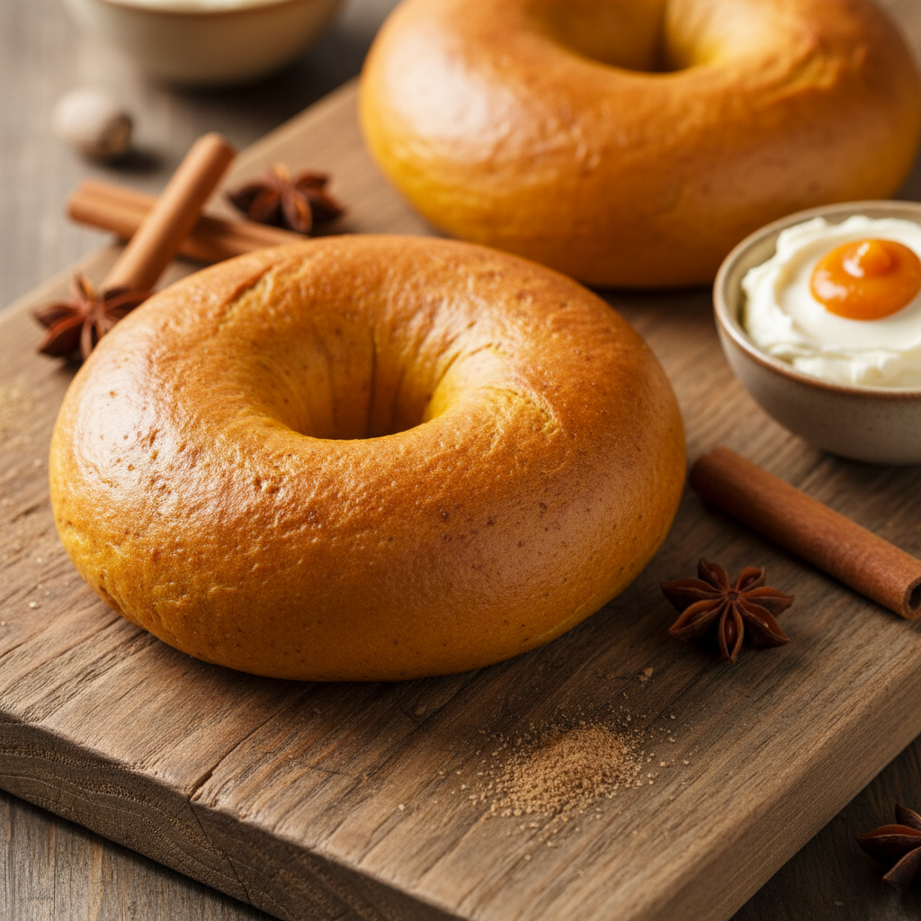 Pumpkin Bagel